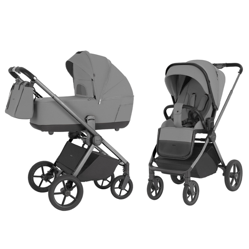 Vežimėlis 2in1 CARRELLO Ultra CRL-6527 Silk Grey